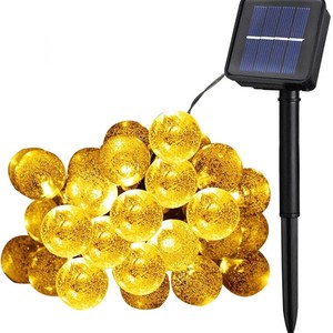 Guirlande lumineuse LED à énergie solaire IP65 étanche pour extérieur, <span class=keywords><strong>camping</strong></span>, <span class=keywords><strong>d</strong></span>écorations de Noël, cristaux colorés, design transfrontalier - Product Image 5
