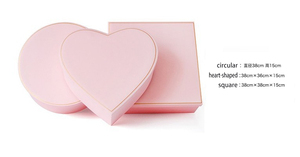 Caja de Flores Cuadrada Personalizada en Forma de Corazón para San Valentín, Cajas de Regalo de Papel Grandes para Propuesta de Matrimonio, Cita Sorpresa - Product Image 5