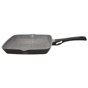 Bistecchiera de Aluminio Antiadherente (28x28cm) AMBIZIOSA Negro y Gris Piedra WL758BCGRTG - Product Image 3