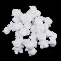 Ornements de polystyrène en mousse de polystyrène en forme de petit ours blanc DIY Craft Bear pour la décoration