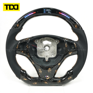 Volante Deportivo TDD Real de Fibra de Carbono con LED, Compatible con BMW E90 - Product Image 2