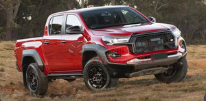 Kit carrosserie Facelift pour <span class=keywords><strong>Toyota</strong></span> <span class=keywords><strong>Hilux</strong></span> 2016-2020 2021+ – Améliorez votre véhicule au modèle GR SPORT : Ailes, capot, pare-chocs, calandre, kit carrosserie complet - Product Image 4