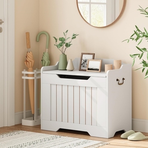 Banc <span class=keywords><strong>de</strong></span> rangement d'entrée personnalisé, coffre <span class=keywords><strong>de</strong></span> rangement, coffre à jouets, organisateur <span class=keywords><strong>de</strong></span> jouets en bois avec charnière <span class=keywords><strong>de</strong></span> sécurité pour salon, salle <span class=keywords><strong>de</strong></span> jeux - Product Image 3
