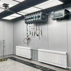 Carrete de Manguera Retráctil con Soporte de Pared, Combinación de Aire y <span class=keywords><strong>Agua</strong></span> para Lavado de Autos, Limpieza Profesional de Detalles Automotrices - Product Image 4