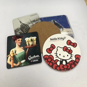 Chất lượng tốt thấp số lượng yêu cầu OEM tùy chỉnh Matt giấy in nút chai Coaster cho uống - Product Image 5