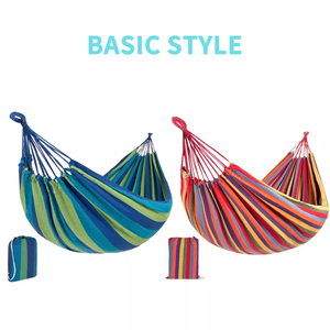 <span class=keywords><strong>Hamaca</strong></span> de Lona Plegable Doble para Colgar, de Nailon, para Acampar al Aire Libre, Portátil, Venta al por Mayor Directa de Fábrica - Product Image 3