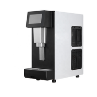 Machine à glaçons portable de comptoir 2026, 40 kg/24h, en acier inoxydable, filtre intégré, réservoir d'eau de 3 kg, commande tactile, pour hôtel