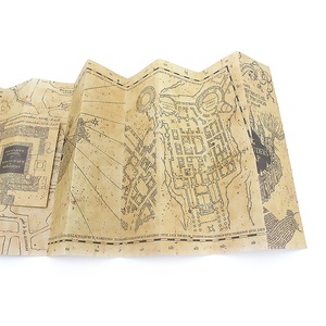 2026 Universel 77x22cm Carte des Maraudeurs de Poudlard du Monde Magique, <span class=keywords><strong>Cadeau</strong></span> pour Halloween, Accessoires de Jeu de Rôle, Livraison Directe - Product Image 6