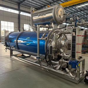 Autoclave de Vapor de Gran Capacidad y Pequeñ<span class=keywords><strong>a</strong></span> Escala para Esterilizar Alimentos, para Atún Enlatado, Carne (Acero Inoxidable 304) - Product Image 2