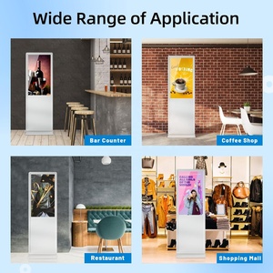 Hxxk hai mặt cửa sổ hiển thị LCD kiosk treo trần dọc gắn bảng hiệu kỹ thuật số cho cửa hàng bán lẻ & cửa sổ sử dụng thang máy - Product Image 6