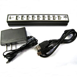 10 Port <strong>USB</strong> <strong>HUB</strong> Driver, Super <strong>Speed</strong> 10 Ports <strong>USB</strong> 2.0 <strong>HUB</strong> (10HUB-001 ) - Product Image 2