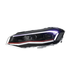 Conjunto de Faros Delanteros LED Modificados de 12V 50W para POLO 19-24, con Luz Diurna LED y Señal de Giro Dinámica - Product Image 4