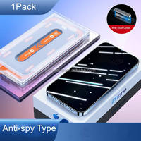 Protection d'écran en verre de haute qualité pour iPhone 18 17 16 15 14 Plus 14 Pro Max 13 12 11, installation facile avec kit d'outils de protection de cadre