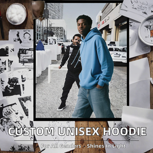 Sudadera con Capucha Extra Grande para Hombre, Sudadera con Capucha de Algodón Grueso de 500 g/m² con Cremallera y Forro de Terciopelo, Sudadera Holgada con Cremallera para Hombre - Product Image 2