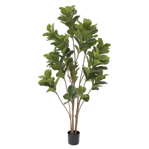 Faux Ficus Lyrata Plant 120cm artificiale Fiddle Leaf Fig Tree in Pot per la decorazione dell'home Office - Product Image 4