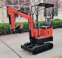 Mini-excavatrices chinoises électriques à bras long de 1,5 tonne, nouvelle conception, de haute qualité CE, les plus vendues, pour usage domestique et agricole