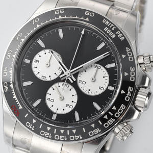 Reloj Cronógrafo Deportivo de Lujo con Logotipo Personalizado, Acero Inoxidable, Automático, con Esfera Luminosa de Tres Puntos, Hecho en China - Product Image 3