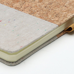 Nhật Ký Vải Lanh Với Nút Chai Tổng Hợp Sổ Ghi Chép Tùy Chỉnh Bìa Cứng Tùy Chỉnh Đồ Dùng Học Tập A5 Nhật Ký Lạ Mắt Đẹp - Product Image 5