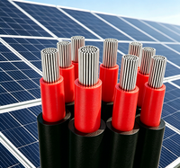 Venta Directa de Fábrica, Cable Solar de Cobre Estañado PV1-F, 25 Años de Vida Útil, Alta Resistencia a la Abrasión, Clasificación IP65, LSZH Flame
