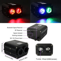 Kit de plafonnier étoilé pour voiture Rgbw Twinkle Fiber Optical Roof Light - Décoration intérieure LED ciel étoilé pour véhicules