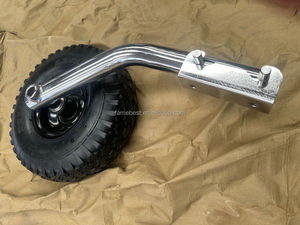 Ángulo ajustable de acero inoxidable bote <span class=keywords><strong>inflable</strong></span> popa lanzamiento Dolly ruedas Waterplay accesorios artesanales - Product Image 4