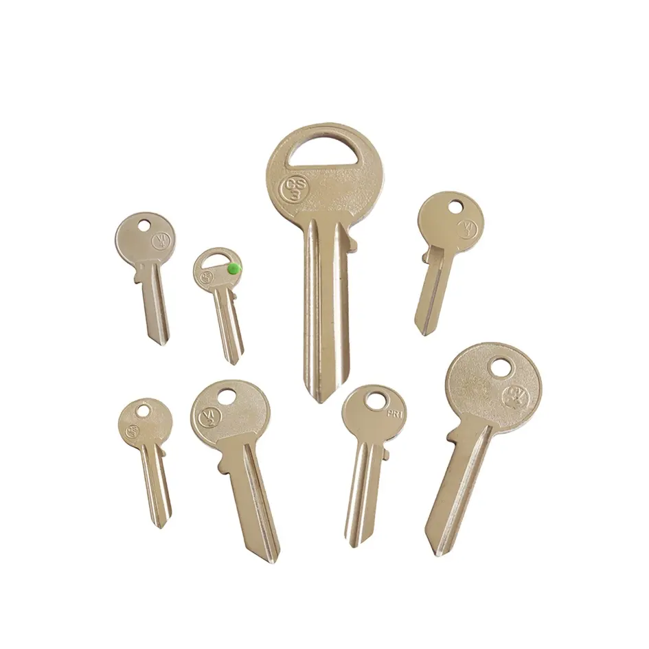 CS3 CS4 llaves en blanco door key blanks metal blank locksmith plastic keys manufacturers ul050 brass blank custom keys