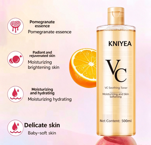 Tónico Calmante KNIYEA VC Premium 500ml, Hidratante, Suavizante, Refrescante, Agua Facial para Piel Seca y Opaca - Product Image 1