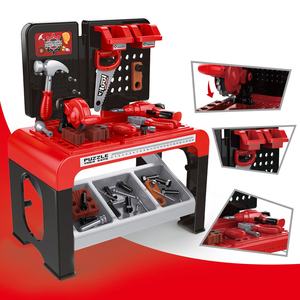 Banc à outils pour enfants ensemble de jeu perceuse électrique outil réaliste jeu de simulation Construction établi <span class=keywords><strong>jouet</strong></span> pour tout-petits <span class=keywords><strong>atelier</strong></span> de construction d'outils - Product Image 2