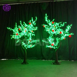 Árbol de Frutas Artificial de PVC con Luces LED de Primera Calidad, con Frutas Coloridas, para Decoración de Navidad, Halloween, Bodas y Eventos - Product Image 4