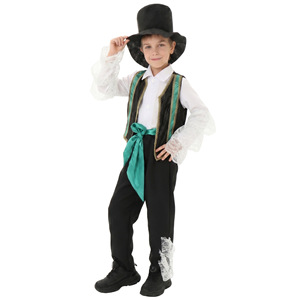 Conjunto de vestido y chaleco con estampado de girasoles para niños y niñas, ropa de actuación, traje de cosplay para Halloween - Product Image 4