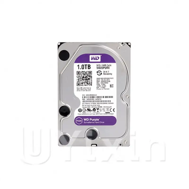 WD10PURX Hdd Wd 8TB 7200RPM 256MB SATA all'ingrosso archiviazione del Server di sorveglianza interna