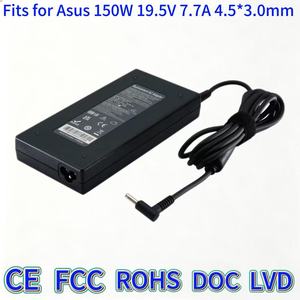 Adaptador de Corriente de 150W 19.5V 7.7A con Punta Azul Compatible con HP <span class=keywords><strong>Omen</strong></span> 2 <span class=keywords><strong>Omen</strong></span> 2Pro Pavilion Gaming 4, Cargador de Repuesto para Portátil TPN-DA03 - Product Image 3