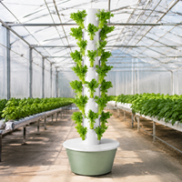 Tour de culture verticale de qualité commerciale à 10 étages - Système hydroponique pour 40 plantes avec réservoir durable de 30 L et pompe