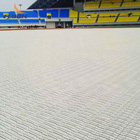 Carreaux de sol portable en pvc, protection de gazon amovible pour revêtements de sol