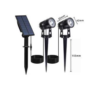 Projecteurs solaires <span class=keywords><strong>pour</strong></span> parterres de fleurs, lampes LED réglables <span class=keywords><strong>pour</strong></span> pelouse - Product Image 2