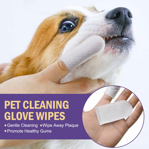 Lingettes pour animaux de compagnie en gros, lingettes humides pour le nettoyage des dents des chiens et des chats, lingettes à l'eau pure pour chiens - Product Image 4