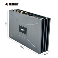 Amplificateur de voiture DSP haute puissance AK-D01, amplificateur de voiture DSP monobloc, nouvelle conception, 6 canaux, 4*60W pour caisson de basses