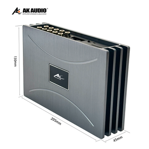 Amply xe hơi <span class=keywords><strong>DSP</strong></span> công suất cao AK-D01 Mono Block, thiết kế mới, 4/6 kênh, 4*100W cho loa siêu trầm - Product Image 5