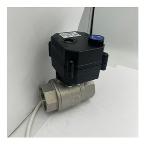Válvula de bola motorizada Flomarvel FH-S FH-MO IP67 DN25 1 con indicador de sobremando a control remoto, latón, acero inoxidable 304, UPVC, 12V 24V 110V 120V 220V, normalmente abierta/cerrada - Product Image 6