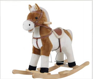 Prix d'usine pas cher en <span class=keywords><strong>bois</strong></span> bébé multicolore mignon Mini <span class=keywords><strong>cheval</strong></span> en peluche jouet rentable en peluche <span class=keywords><strong>cheval</strong></span> à <span class=keywords><strong>bascule</strong></span> - Product Image 2