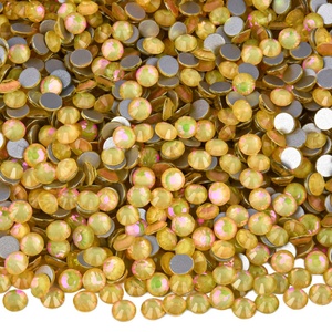 Strass en gros Oleeya, cristaux d'opale rose SS6-SS30, verre à dos plat, non thermocollants, pour accessoires DIY et gobelets - Product Image 4