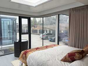 Casa Prefabbricata in Container, Camera d'Albergo Stile Capsula Spaziale, 1 Camera da Letto 1 Bagno, Modulo Resistente alle Intemperie e ai Terremoti, Design Moderno - Product Image 4