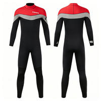 Combinaison de surf intégrale pour homme, couleur personnalisée, respirante, avec fermeture éclair sur la poitrine, manches longues, super extensible, thermique, coutures invisibles