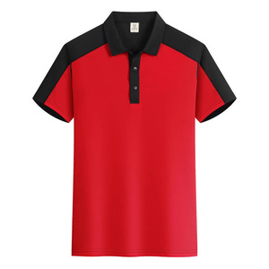 Polo d'entreprise personnalisé à manches courtes, couleur unie, polyester, bordure contrastante, usage quotidien - Product Image 3