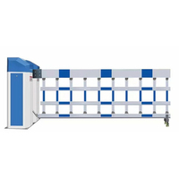 Barrière Automatique de Sécurité avec Télécommande en Acier Inoxydable IP68, Accès par QR/Empreinte Digitale/RFID, Portée 10m