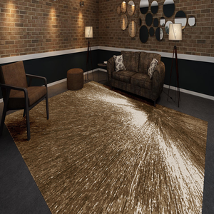 Conjunto de alfombra de lana anudada a mano de alta calidad, patrón abstracto, respetuoso con el medio ambiente, para mascotas, antideslizante, pila mediana para ejercicio de oración - Product Image 6