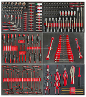 Armoire à Outils / Chariot d'Atelier / Servante d'Atelier CE 258 Pièces avec Coffrets d'Outils pour Réparation Mécanique, Support OEM, Boîte à Outils Professionnelle