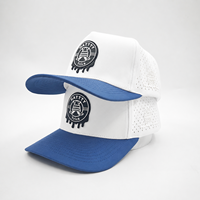 Gorra de Golf Deportiva de 5 Paneles, Impermeable, de Oxford Dobby, Unisex, MOQ Bajo, OEM, Perforada con Láser, Hidrófuga, de Secado Rápido
