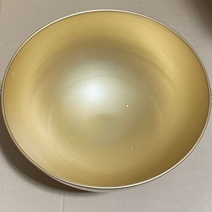 Lọ hoa tròn để bàn đơn giản, miệng rộng, chất liệu kim loại vàng, dùng làm vật trang trí trung tâm đám cưới - Product Image 6