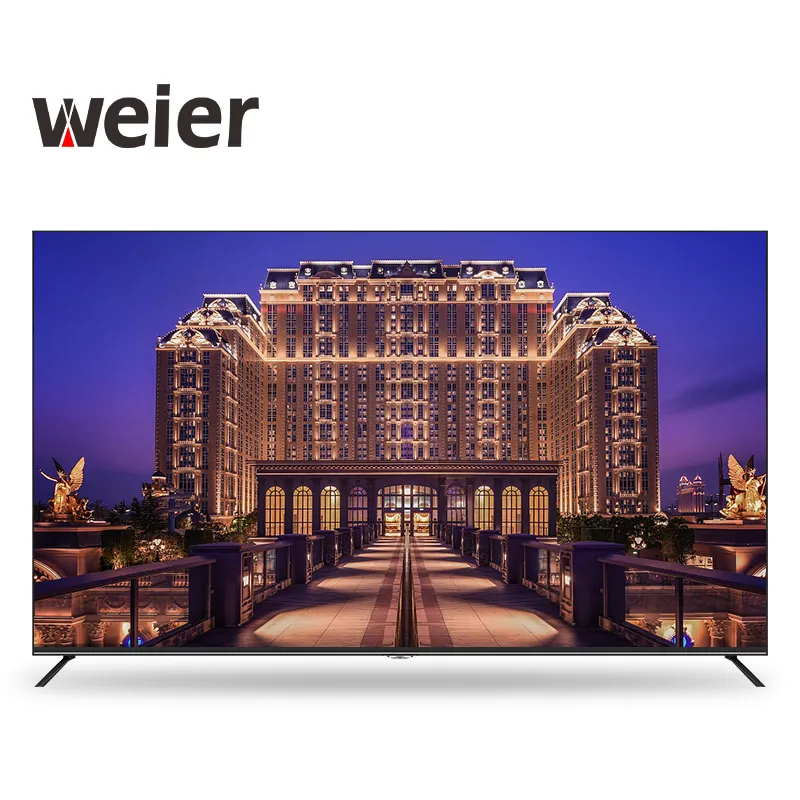 Weier LED TV 50นิ้วสมาร์ททีวีขายส่ง LCD สำนักงานโรงแรมทีวี